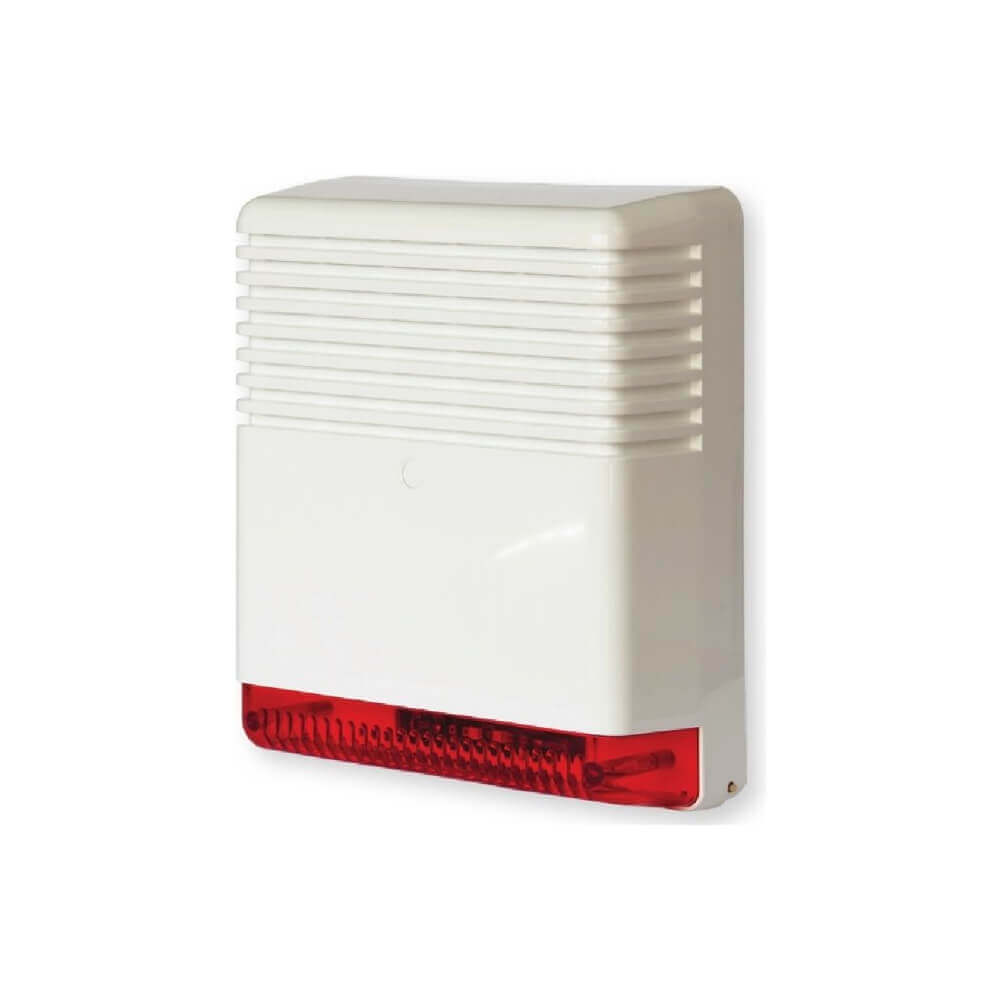 Sirena alarma de exterior 105dB cu flash, autoalimentare si antisabotaj - Paradox SIR/PLSL