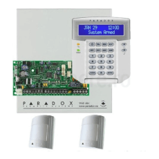 Centrala alarma SP4000, in cutie, cu tastatura K32 si 2 PIR - Paradox SP4000-K32LCD-2x476