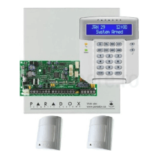 Centrala alarma SP4000, in cutie, cu tastatura K35 si 2 PIR NV5 - Paradox SP4000-K35-2xNV5
