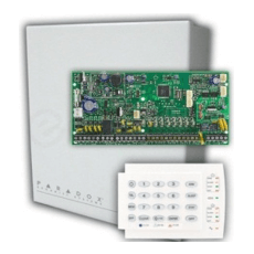Centrala alarma SP65, in cutie cu transformator si tastatura K10 - Paradox SP65-K10