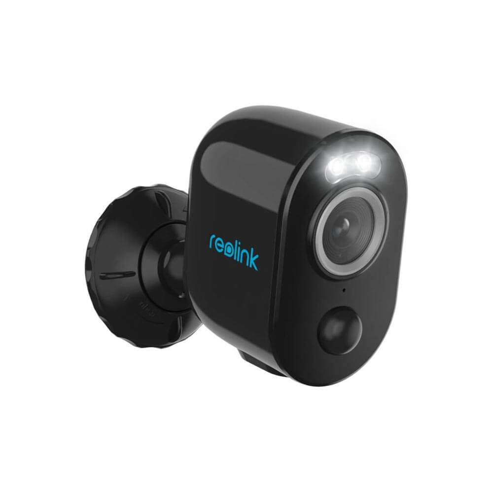 Camera IP WiFi 4 MP, Lumina alba/IR 10m, PIR, sirena, 6000mAh, Card, Mic - Reolink ARGUS 3 PRO BLACK