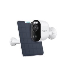 Camera supraveghere wireless cu panou solar Reolink Argus 3E B310, 3 MP, 4 mm, IR / lumina alba 10 m, WiFi, detectie persoane / vehicule / animale, acumulator 6000mAh, microfon, difuzor