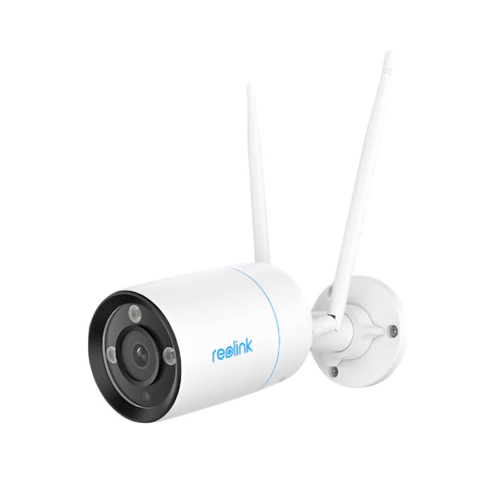 Camera IP Wireless WiFi6, Full Color, 4K, 4mm, IR/Lumina Alba 30 m, Mic, Difuzor, Card- Reolink W330