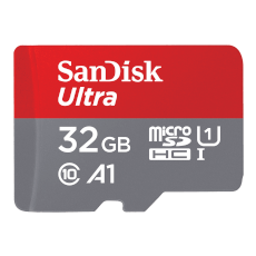 Card microSD 32GB UHS-I, Clasa 10 - SanDisk SDSQUA4-032G-GN6MA