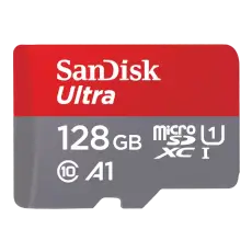Micro SDXC 128GB, Clasa 10 UHS-I, adaptor SD inclus - SanDisk SDSQUAB-128G-GN6MA