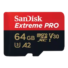 Card microSD 64GB UHS-I, Clasa 10, cu adaptor SD - SanDisk SDSQXCU-064G-GN6MA
