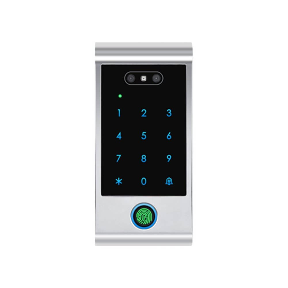 Cititor control acces WiFi recunoaștere facială amprenta cod PIN card Mifare 5800 utilizatori - Secukey VF6-WIFI