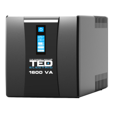UPS 1600VA/900W, 230VAC, 4 prize Schuko, 2x acumulatori 9Ah, comutare 6-9ms, protecții multiple - TED 004642