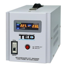 Stabilizator retea maxim 5000VA-AVR, 3000 W - TED Electric TED000187