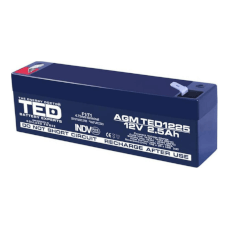 Acumulator 12V2.5Ah - TED Electric TED1225F1