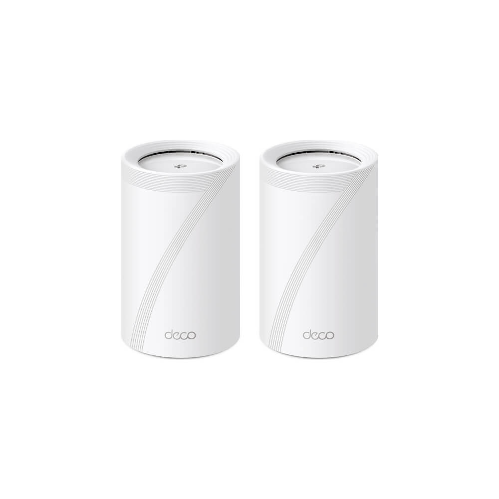 Sistem Mesh Wi-Fi 7, BE9300, 2.4 GHz/5 GHz/6 GHz, 4 porturi 2.5 Gbps  - TP-LINK DECO BE65(2-PACK)