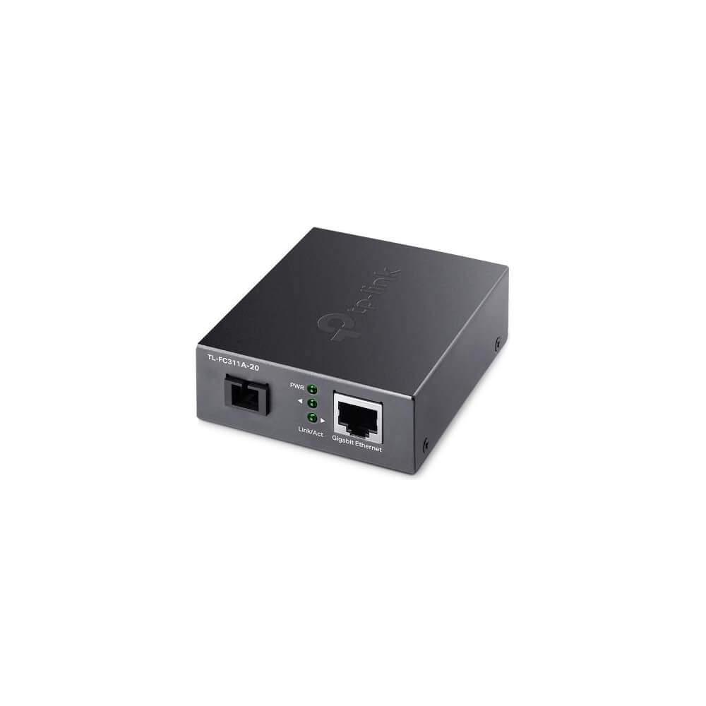 Media Converter Gigabit WDM, RJ45 + SC Fiber 20km - TP-LINK TL-FC311A-20