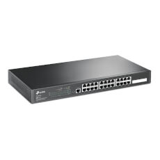 Switch cu management, 24Ã— LAN gigabit, 4Ã— SFP, integrare Omada, rackabil - TP-LINK TL-SG3428