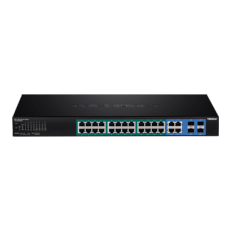 Switch 24 PoE+ , 4 Uplink RJ45 / SFP, Full Gigabit, 185W - TRENDnet TPE-2840WS