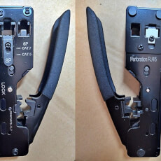 Cleste sertizare mufe RJ 45 cat5, cat6, cat7 pass through - Teletronic Cleste TLT