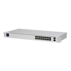 Switch 16 x RJ45 PoE+ Gbit, 2xSFP, management, 42W, rackabil - Ubiquiti USW-16-POE