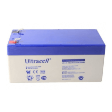 Acumulator VRLA 12V, 3.4AH, Carcasa din ABS, Terminat F1 - Ultracell UL3.4-12 F1