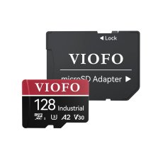 Card de memorie MicroSDXC Viofo Industrial, 128 GB, U3 A2 V30, viteza scriere 80Mb/s, viteaza citire 100 Mb/s, suporta 4K, video 3D si burst mode, recomandat camere auto VIOFO