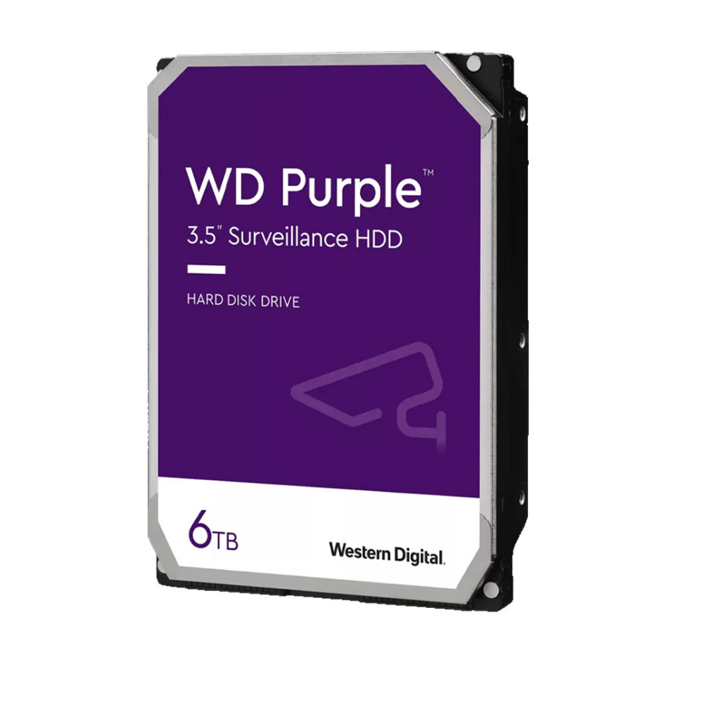 HDD supraveghere WD Purple, 6TB, SATA3, 5400RPM, 256MB, pentru DVR/NVR - Western Digital WD64PURZ