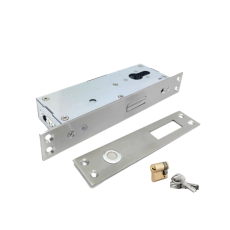 Incuietoare incastrata rezistenta la apa, fail-secure, cilindru european, motor si senzor magnetic - YLI DJ05FY-FL