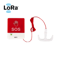 Buton de apel wireless cu tehnologie LoRa, cu snur activare apel, IP56 - Yli L-FS2-WR-D(868)