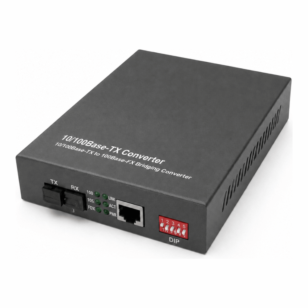 Media Convertor Fast Ethernet 10/100 Mbps Fibra SC - OEM MED WDM25