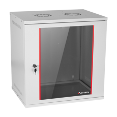 Cabinet rack metalic 19 inch 12U de perete cu usa din sticla si IP20 - ASYTECH Networking ASY-12U-5440SBW