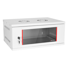 Cabinet rack metalic 4U de perete 19 inch cu usa din sticla si inchidere cu cheie - ASYTECH Networking ASY-4U-5440SBW