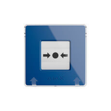 Buton manual de alarmare incendiu wireless, resetabil - Ajax MANUALCALLPOINT(B)