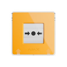 Buton manual de alarmare incendiu wireless, resetabil - Ajax MANUALCALLPOINT(Y)