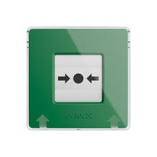 Buton manual de alarmare incendiu wireless, resetabil - Ajax MANUALCALLPOINT(G)