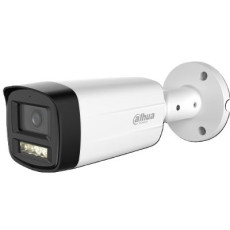 Camera bullet HDCVI Dahua HAC-HFW1500TH-IL-A-0280B-S3, 5MP, 2.8mm, Starlight, Smart Dual Light (IR+WL) 80m, IP67, microfon incorporat