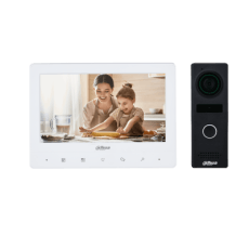 Kit videointerfon analogic, monitor 7 inch, post exterior 1.3MP, IR, IP66 - Dahua KTA03M