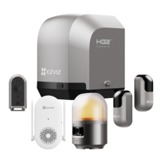 Kit automatizare poarta culisanta 600 kg motor 24V DC camera 2K Wi-Fi HaLow fotocelule backup - EZVIZ HG2 600 Pro