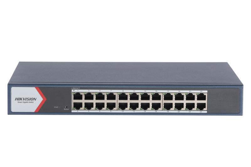 Switch Smart Gigabit 24 porturi RJ45, 56 Gbps, Rackabil, carcasa metalica - HikVision DS-3E1524-EIV3