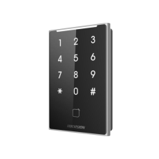 Cititor de proximitate control acces cu tastatura, card M1, DESFire, Felica - HikVision DS-K1109DKB
