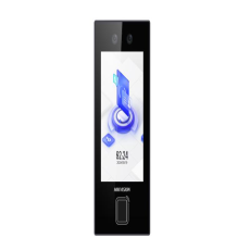 Control acces cu recunoastere faciala, 4.5 inch, amprenta, WiFi, PoE - HikVision DS-K1T344MBFWX-E1