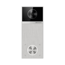 Videointerfon de exterior IP 4MP WiFi 6, microfon, difuzor, PoE, card - HikVision DS-KV6114-MWBE1
