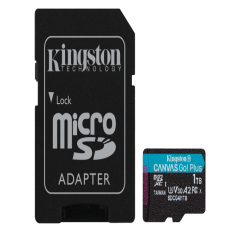 Card de memorie microSDXC 1TB Canvas Go Plus cu adaptor SD - Kingstone SDCG4/1TB