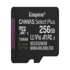 Card memorie 256GB, Clasa 10, Seria Canvas Select Plus fara adaptor - Kingstone SDCS3/256GBSP