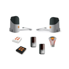 Kit automatizare poartă batantă 250 kg curs 3m alimentare 24V - Nice MAESTRO300