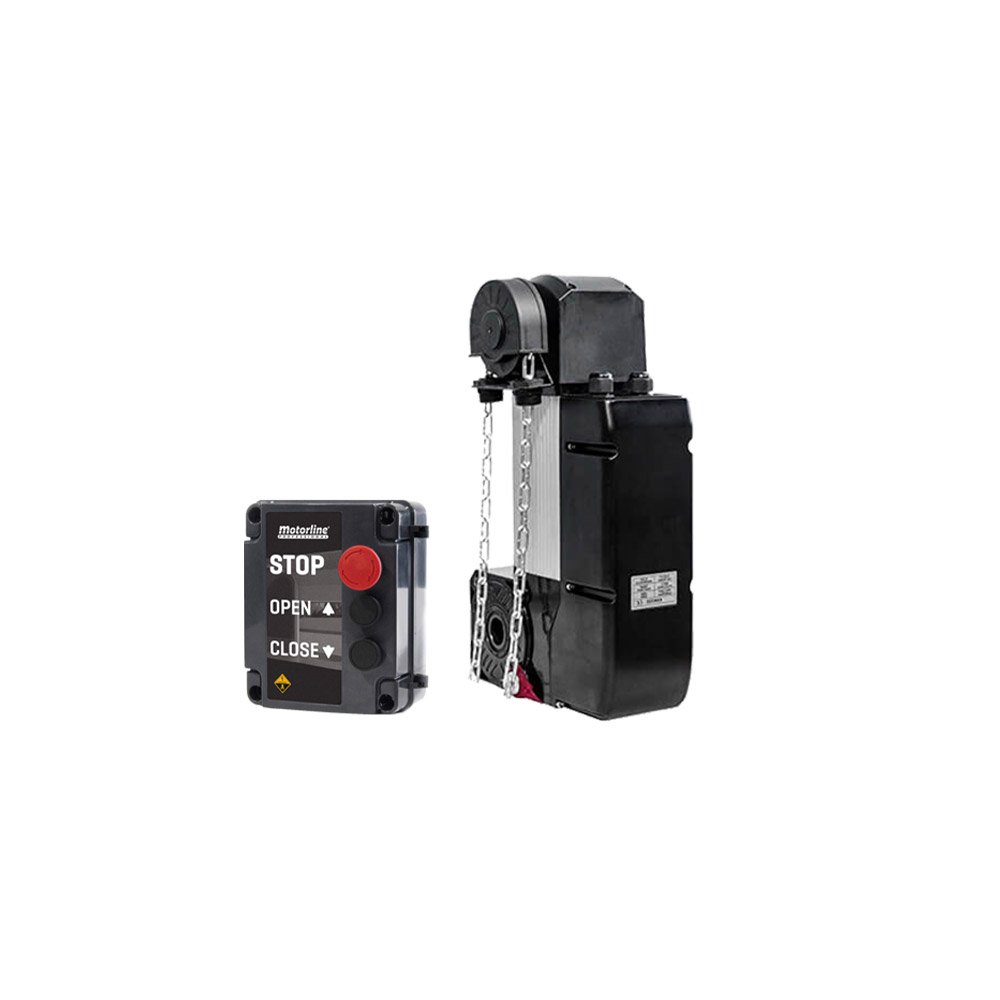 Kit automatizare usi sectionale industriale Motorline KVM105, 20 mp, 230 Vac, 650 W