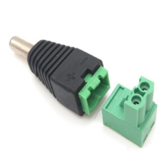 Mufa alimentare tata pentru camere CCTV, set 10 buc - OEM DC-05M-10BUC