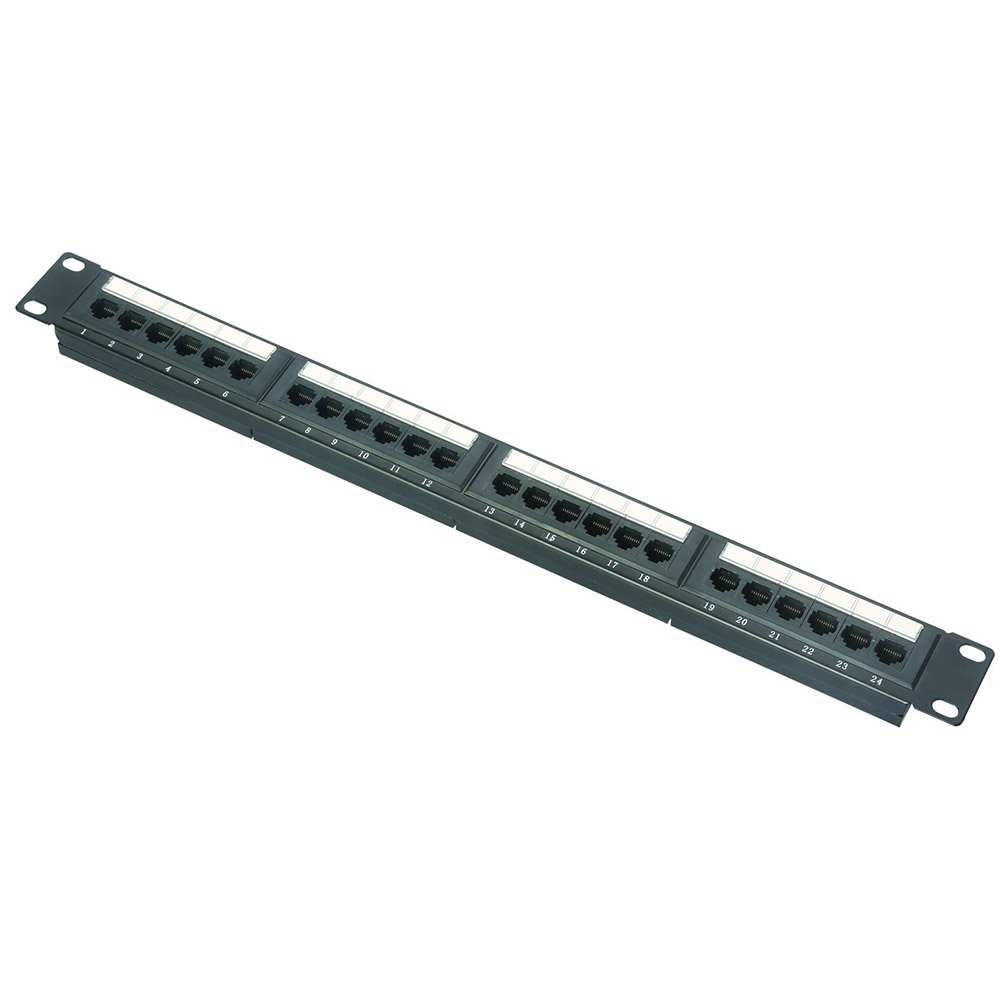 Patch panel 24 porturi UTP RJ45 Cat.6 1U metal rack 19 inch - LinkPower LINK-LE-P2524 -C6