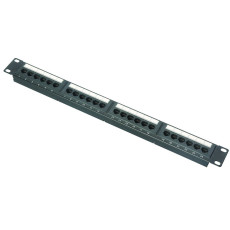Patch panel 24 porturi UTP RJ45 Cat.6 1U metal rack 19 inch - LinkPower LINK-LE-P2524 -C6