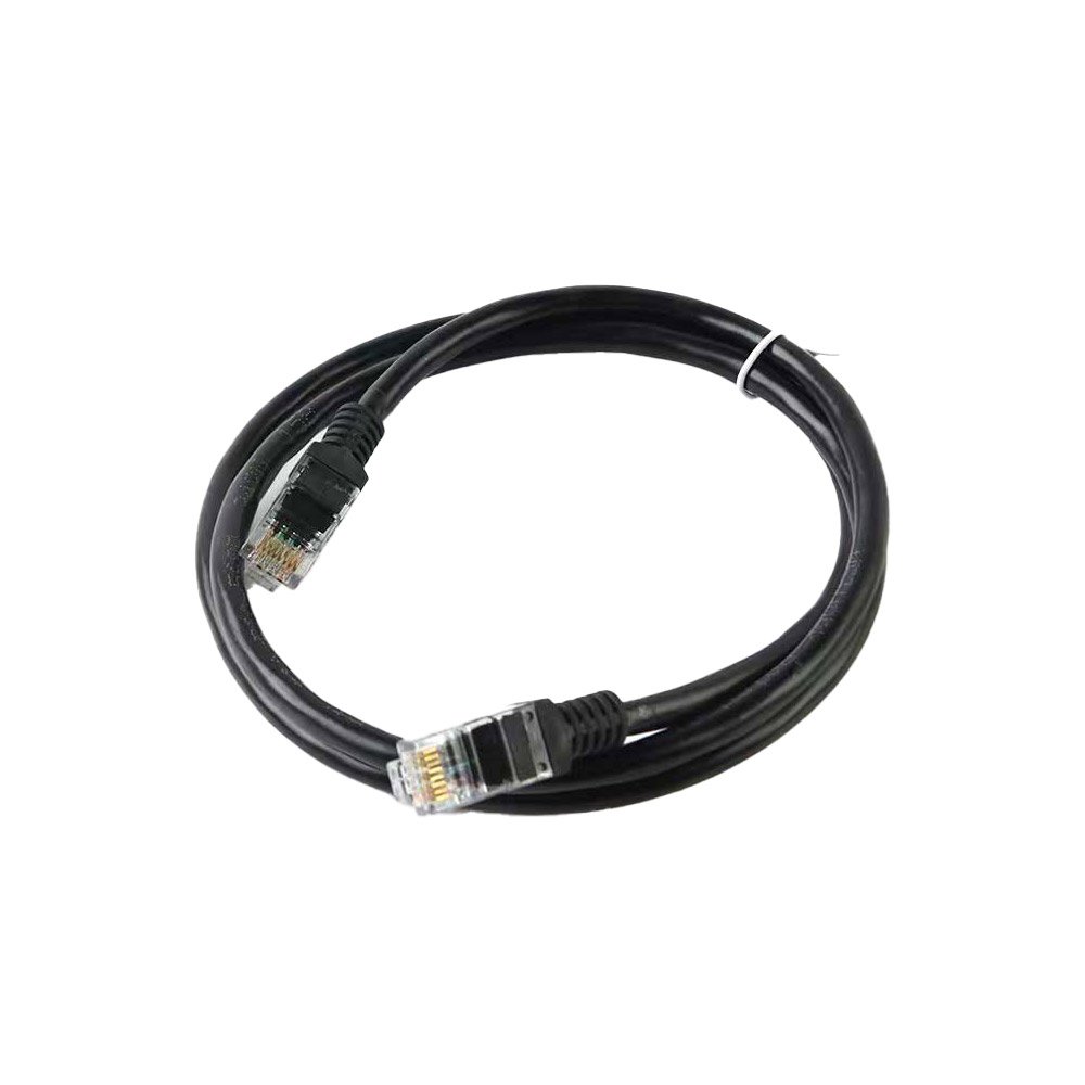 Patch cord UTP Cat5E 1m negru 26AWG - LinkPower LINK-PATCH51