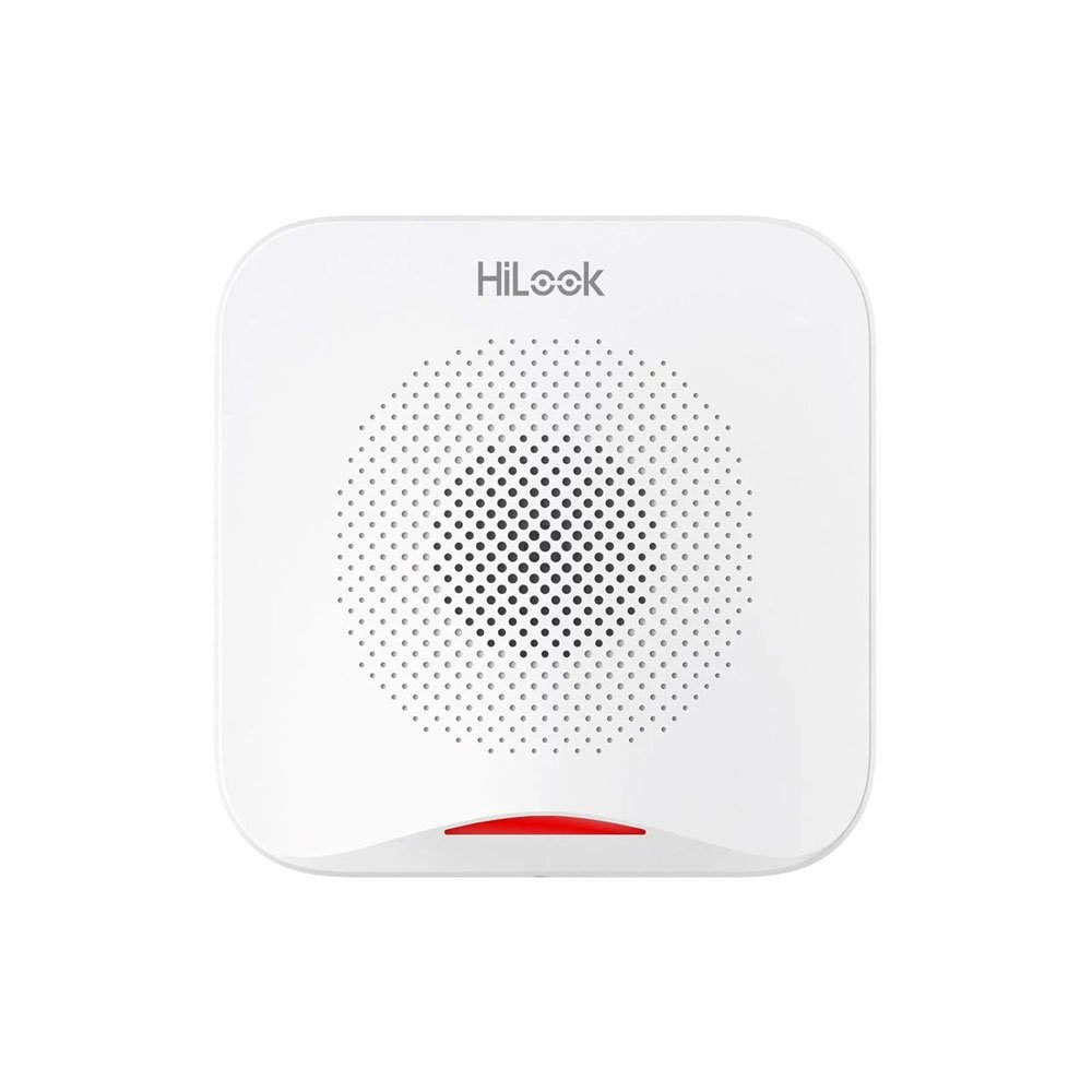Sirena alarma wireless interior 868.6MHz HiLook pana la 1600m alimentare 4x AA LED rosu - ALARM-S201-WE