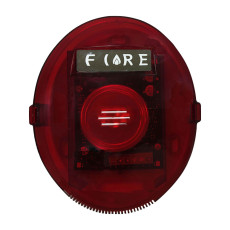 Sirena de incendiu cu flash adresabila UniPOS FD7204D, 80 dB, LED, UniTalk 