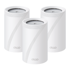 Sistem Mesh Wi-Fi 7 Tri-Band BE11000 pentru acoperire completa - TP-LINK DECO BE65 PRO(3-PACK)