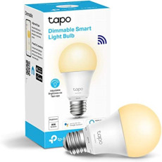 Bec LED inteligent, Wi-Fi, E27, 8.7W (60W), lumina calda 2700K - TP-Link TAPO L510E